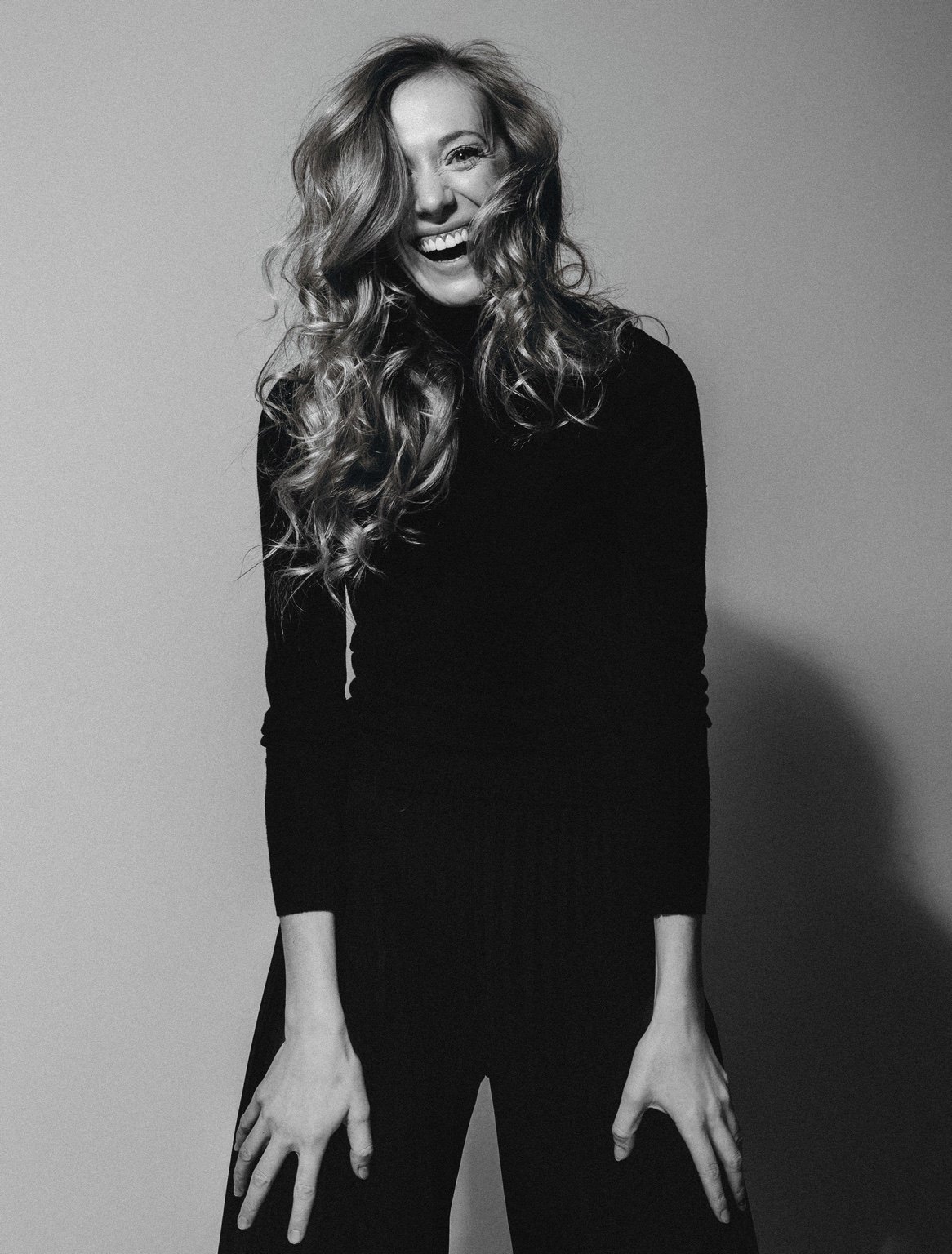 Black and white portrait of Charlene Rennit