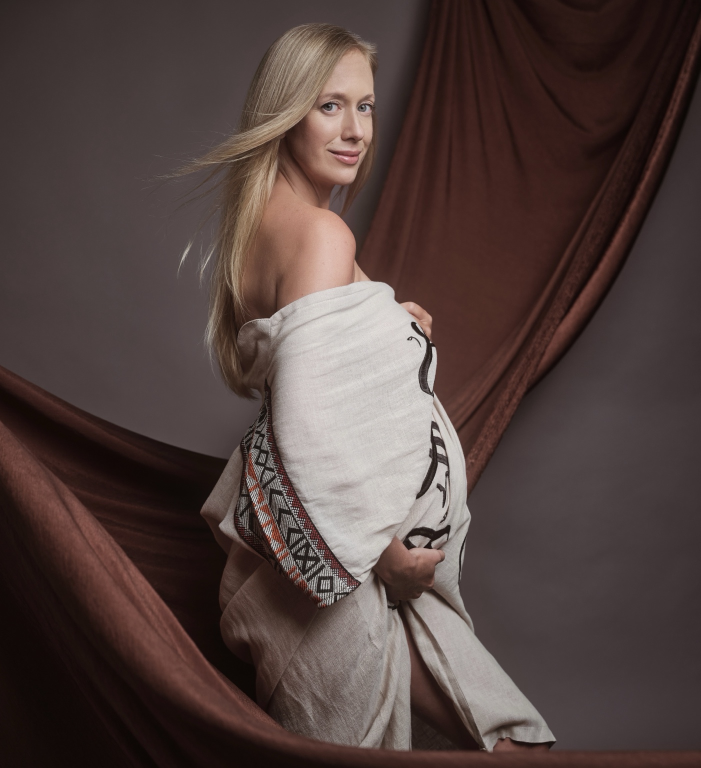 Charlene Rennit during pregnancy